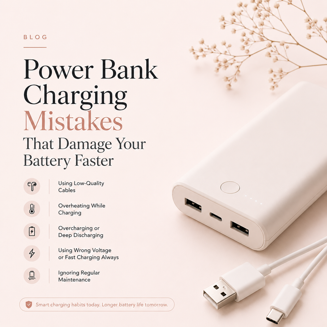 Power Bank Charging Mistakes That Damage Your Battery Faster