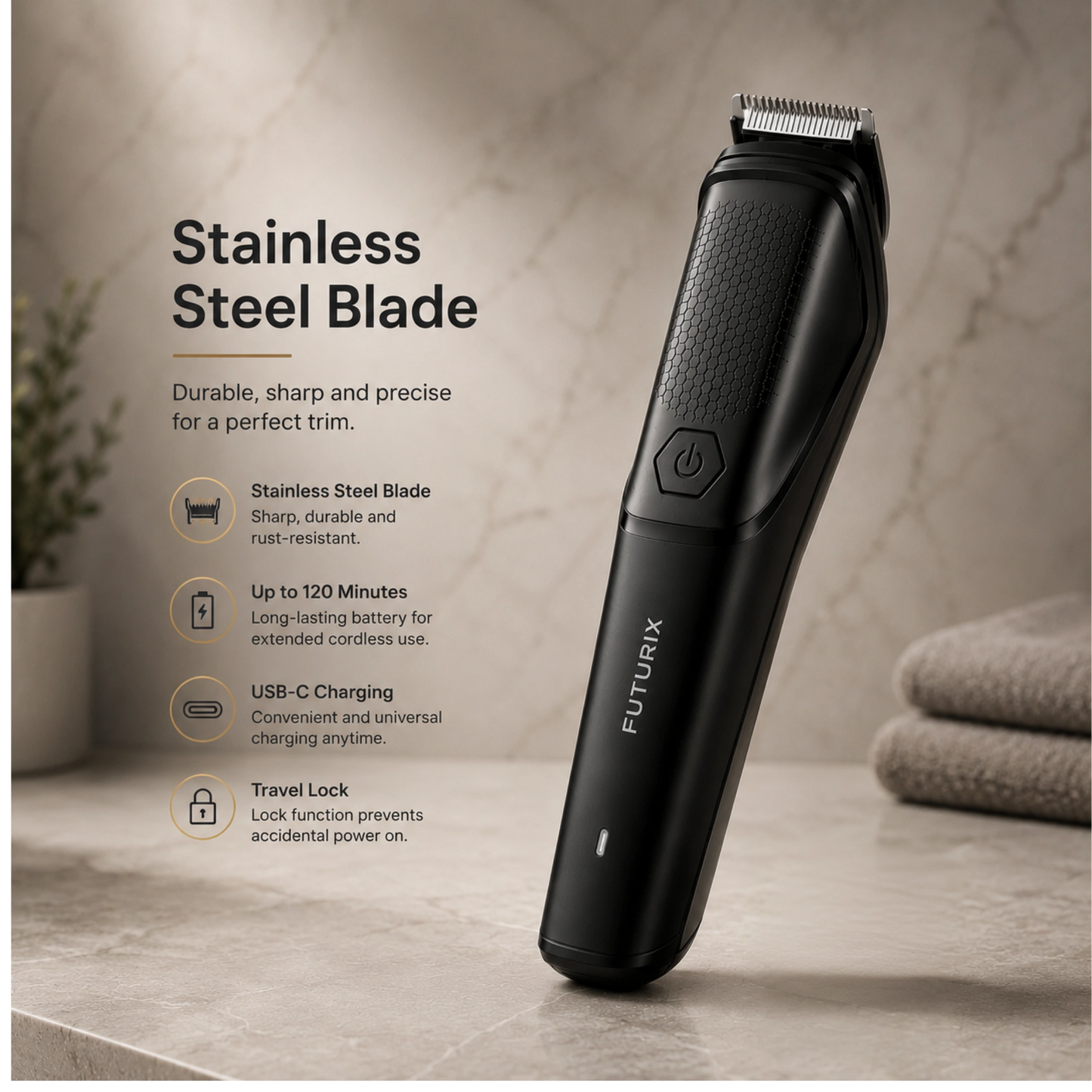 Alpha Cut Trimmer | Beard trimmer | 25W