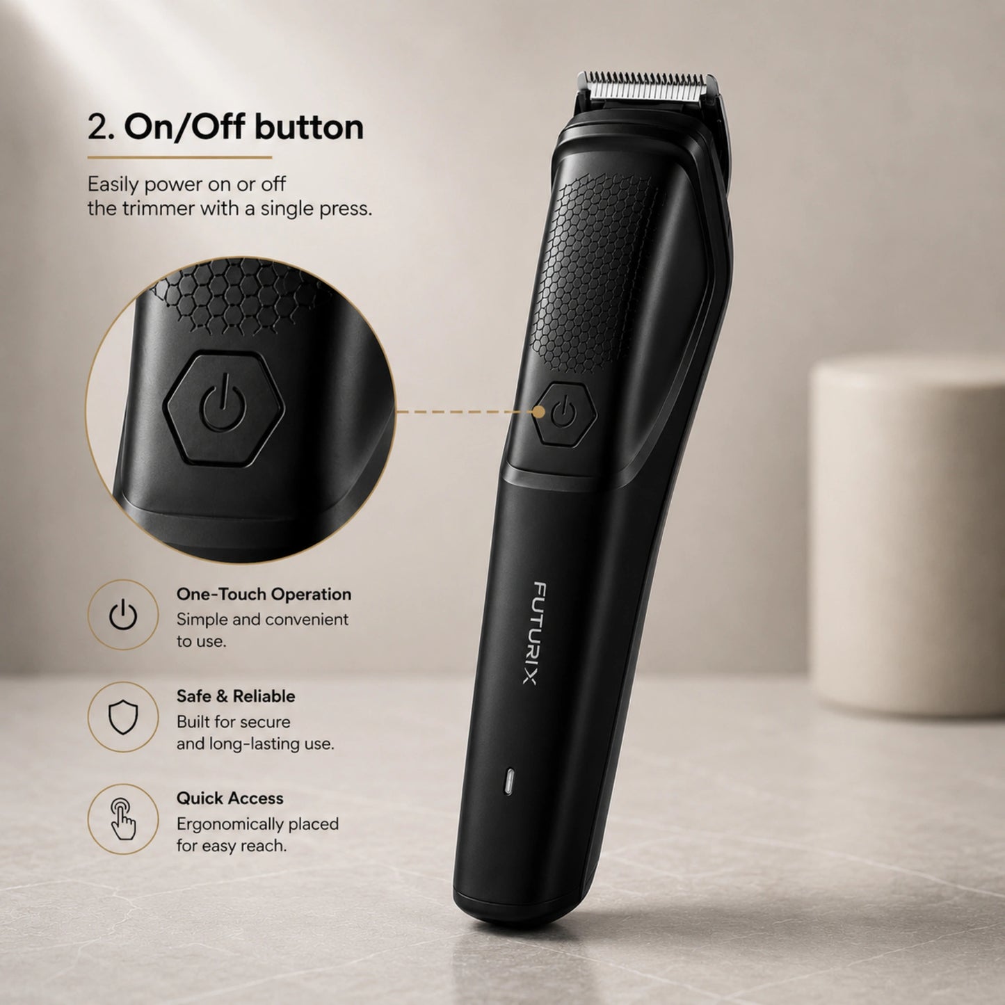 Alpha Cut Trimmer | Beard trimmer | 25W
