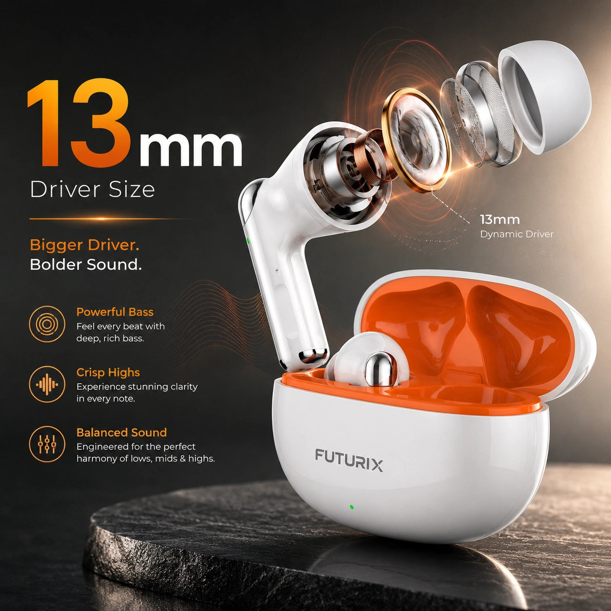 Buy Pods 271 Bluetooth Earbuds | Deep Bass | 30-hour playtime