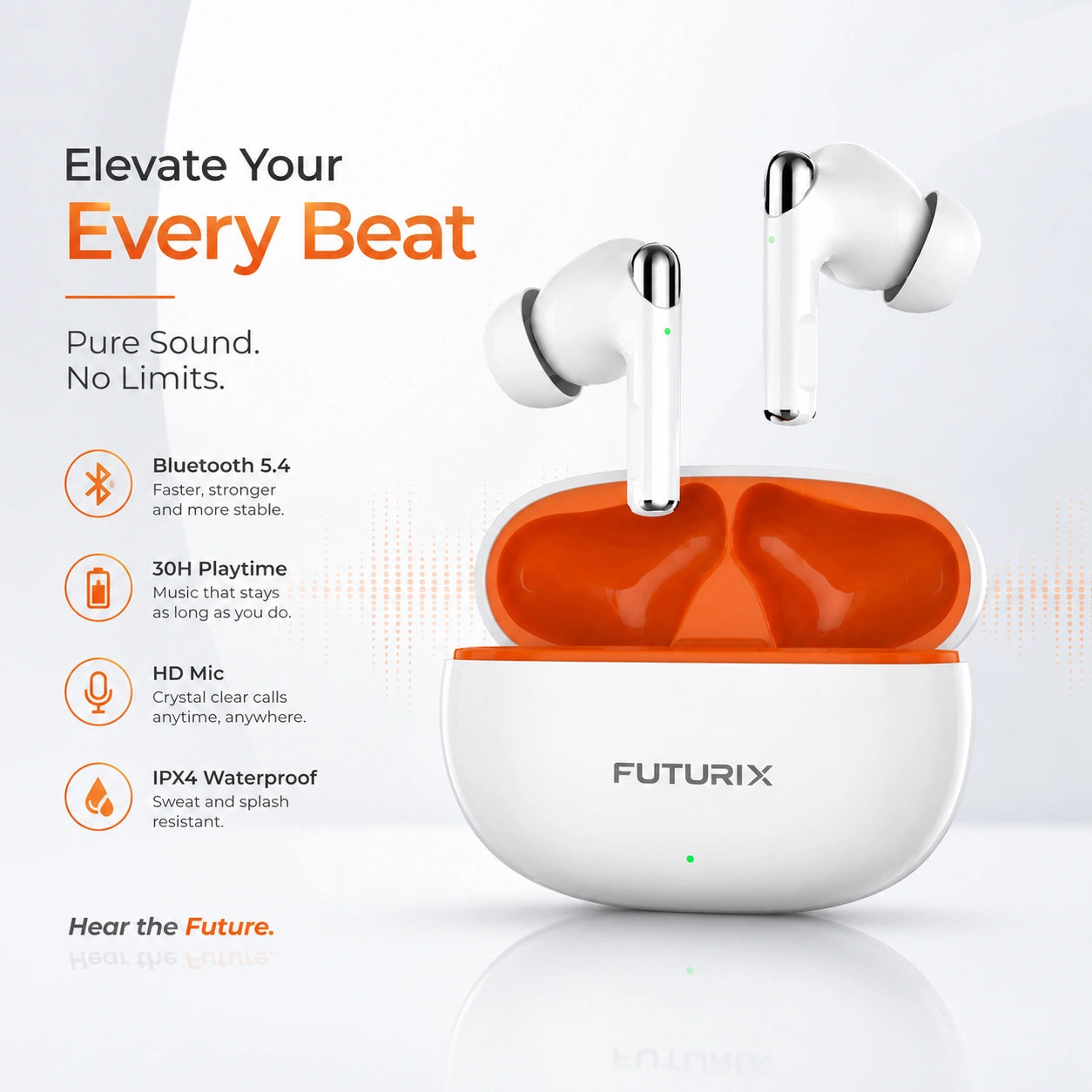 Buy Pods 271 Bluetooth Earbuds | Deep Bass | 30-hour playtime