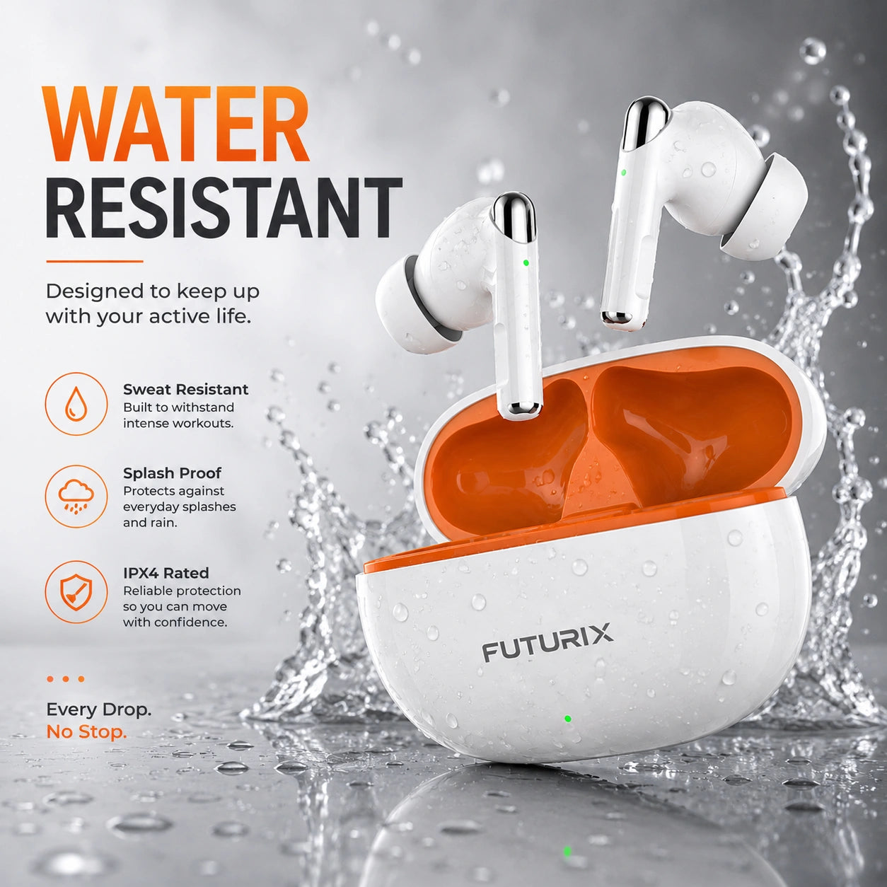 Buy Pods 271 Bluetooth Earbuds | Deep Bass | 30-hour playtime