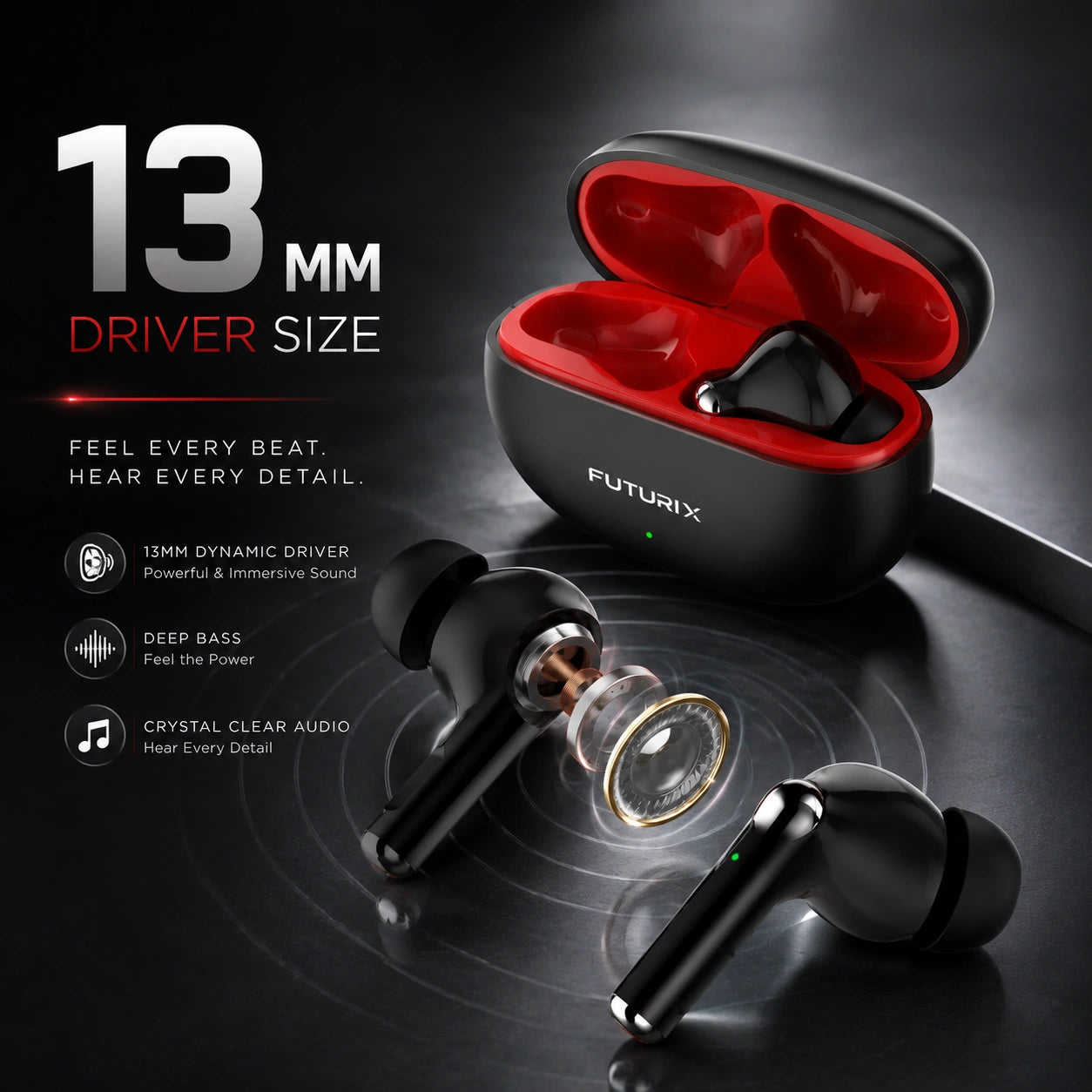 Buy Pods 271 Bluetooth Earbuds | Deep Bass | 30-hour playtime