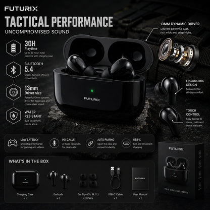 Buy Deadpool Pro  Bluetooth Earbuds | 40-hour playtime | Deep Bass