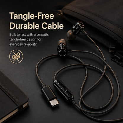 Type C Earphones | Deep Bass & Balanced Sound