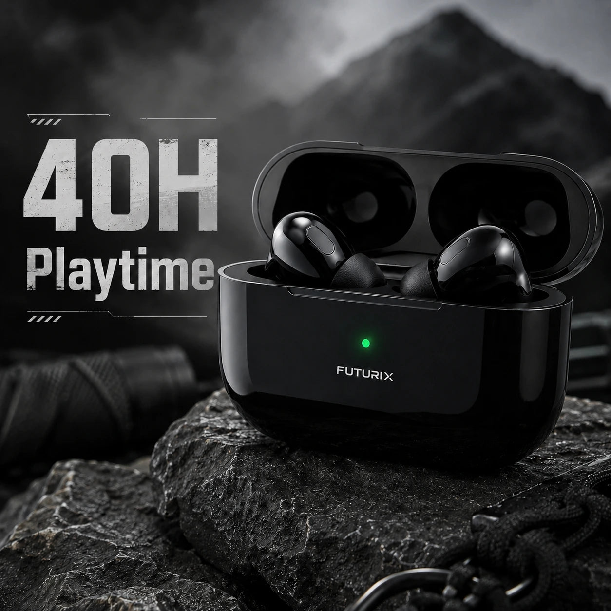 Buy Deadpool Pro  Bluetooth Earbuds | 40-hour playtime | Deep Bass