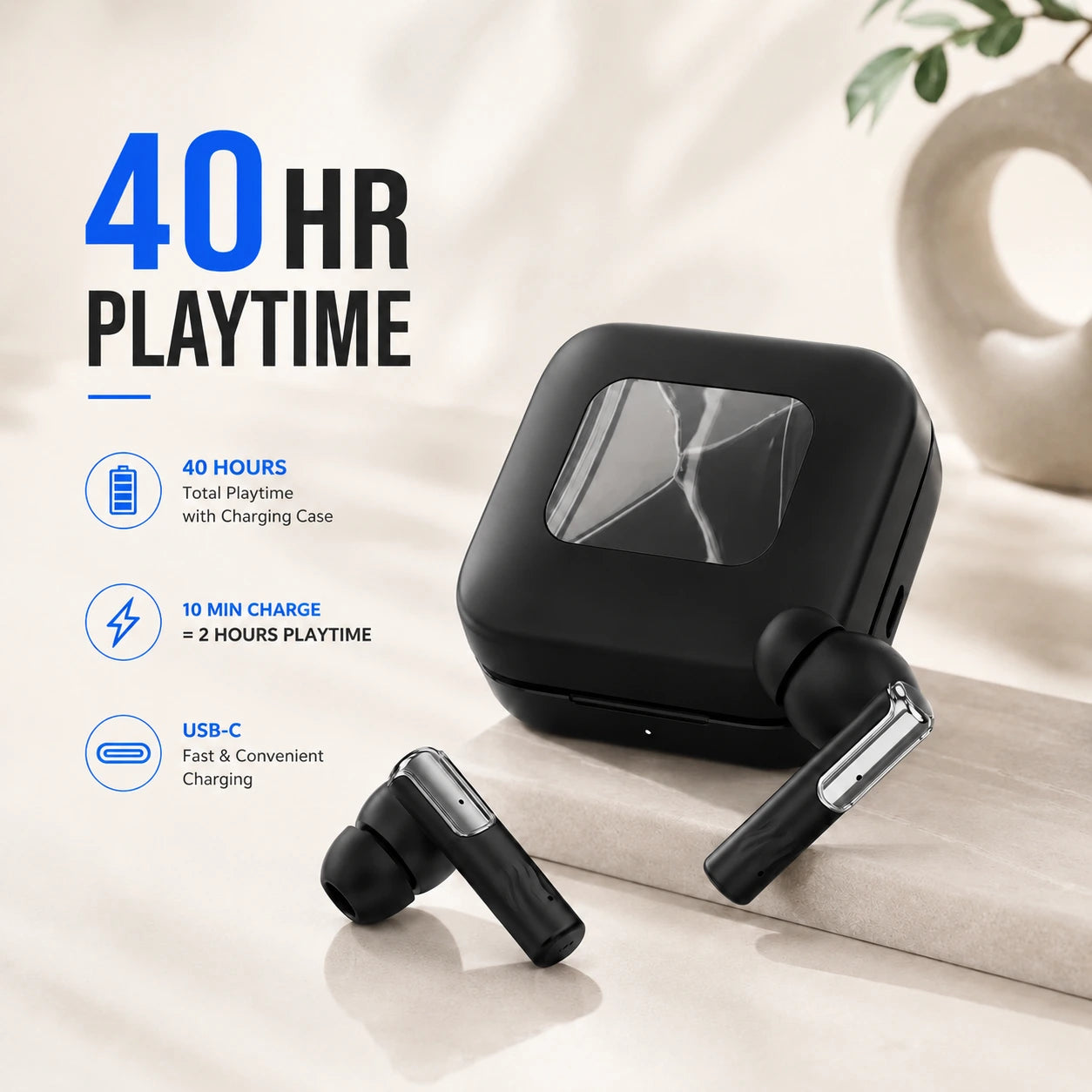 Buy Groot Pro3 Bluetooth Earbuds | Deep Bass | 40-hour playtime