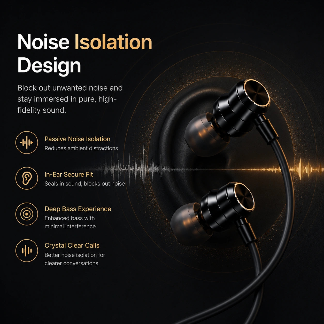 Type C Earphones | Deep Bass & Balanced Sound