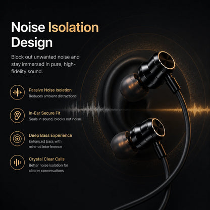 Type C Earphones | Deep Bass & Balanced Sound